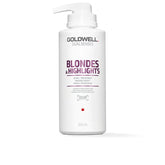 GOLDWELL-TRATAMENTO DE 60 SEGUNDOS PARA LOIRAS E MECHAS 500 ml.-DrShampoo - Perfumaria e Cosmética